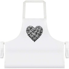 'Bike Chain Heart' Unisex Cooking Apron (AP00087757)