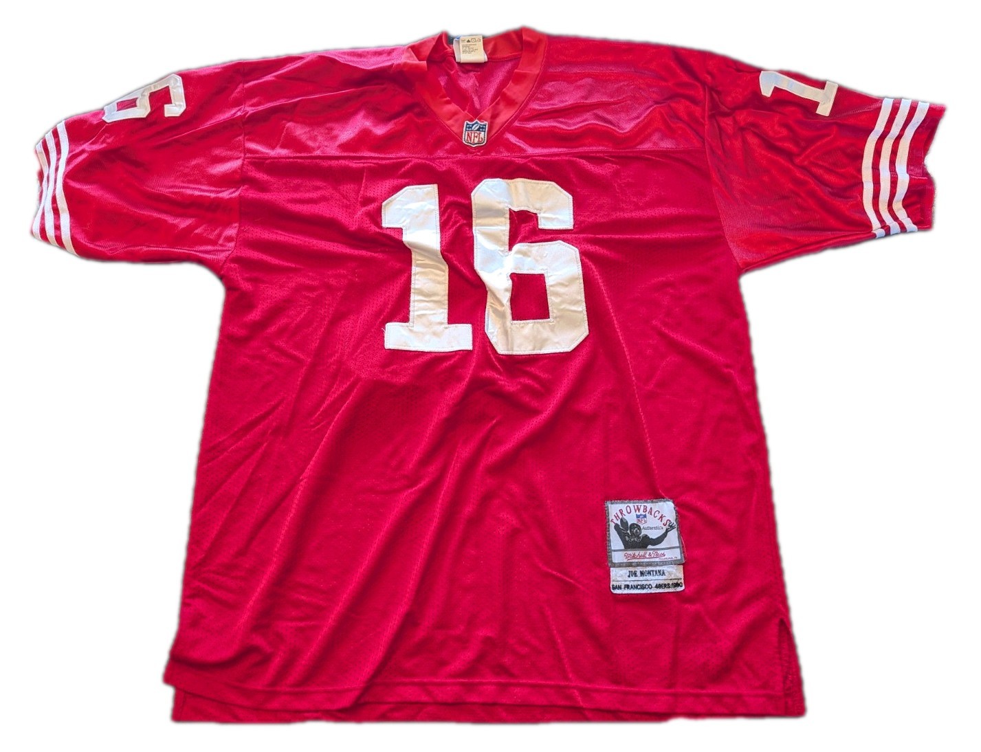Reebok Men's Classic Joe Montana 49ers Throwback Jersey Size XL