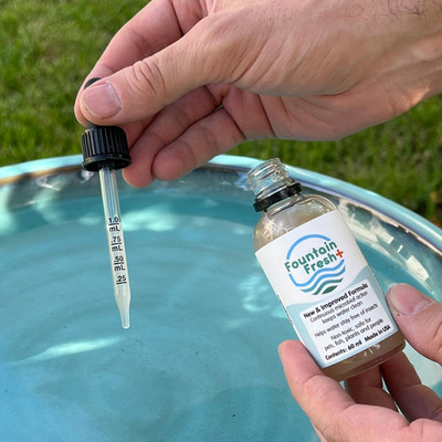 Smart Solar Fountain Fresh Water Clarifier For Fountains And Birdbaths