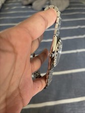 TUDOR Royal Blue Dial Stainless Steel Men's Wristwatch Day Date Box Papers 5