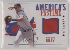 2022 Panini Chronicles America's Pastime Swatches Red Austin Riley #APS-AR h6c