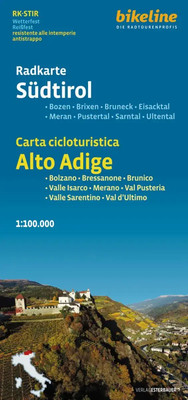 Radkarte Südtirol | Esterbauer Verlag | (Land-)Karte | Bikeline Radkarte | 2024