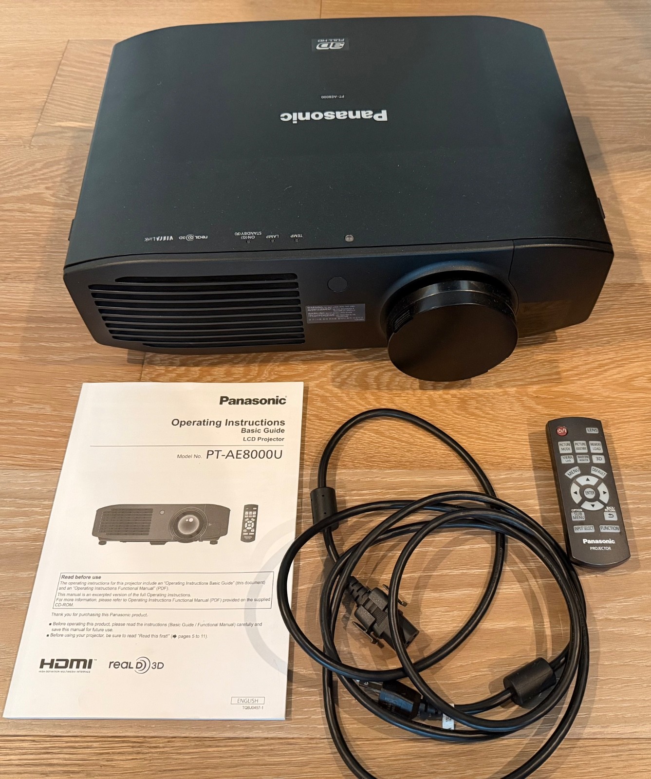 Panasonic PT-AE8000U LCD Projector