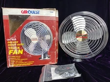 Carquest Cyclone 24V Deluxe Heavy Duty Truck Fan 2-Speed Motor & Rotating Head