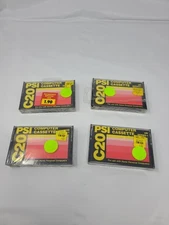 PSI Indistries Computer Cassettes Blank C20 UD Series-1 Lot of 4