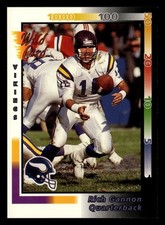 Rich Gannon 1992 Wild Card #62 Minnesota Vikings FOOTBALL *079