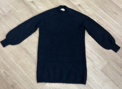 La Maile Sezane Super Kid Mohair Merin Wolle Bluse feminin schwarz - XL Pullover