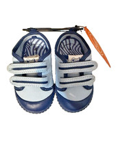 Wonder Nation Baby Boy Shoes Size 4 Sneaker Walking Blue New Rubber Sole