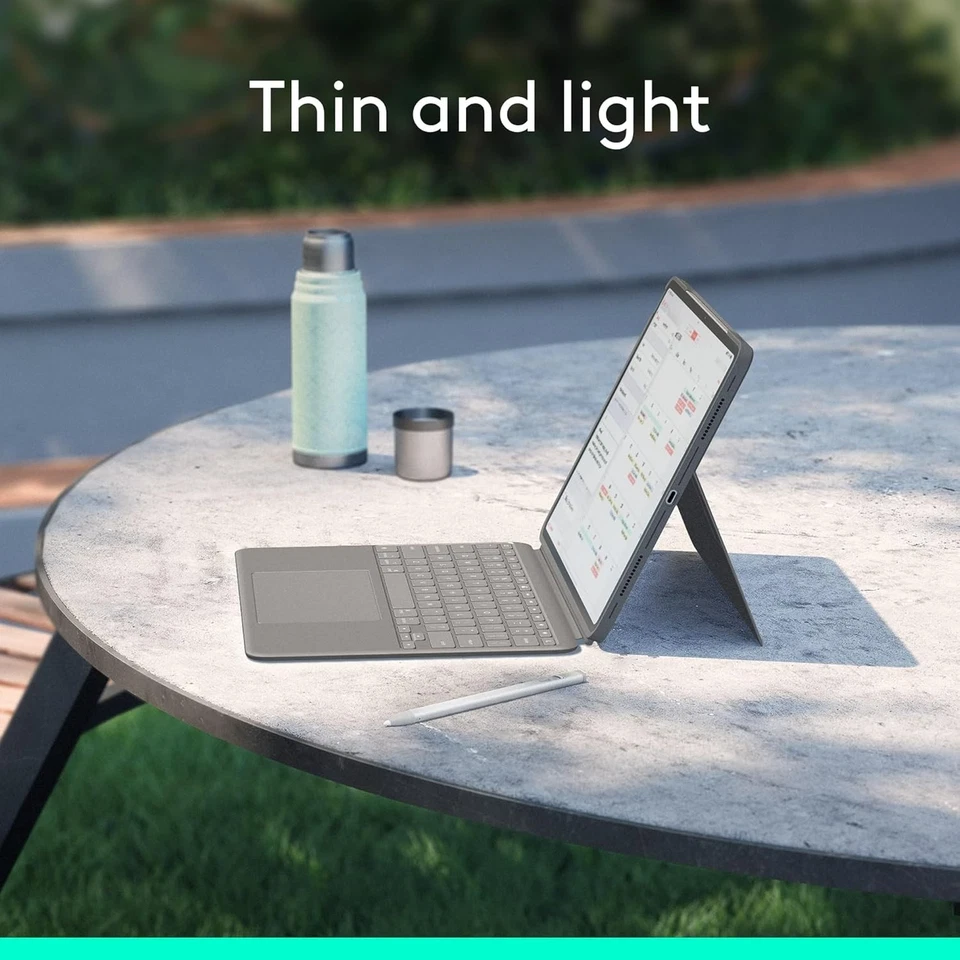 Logitech Combo Touch iPad Air 13-inch (M2)(2024) Keyboard Case - Detachable back - Image 4 of 4