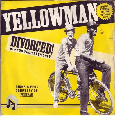 Yellowman & Fathead - Divorced! (7'', Ltd, Yel)