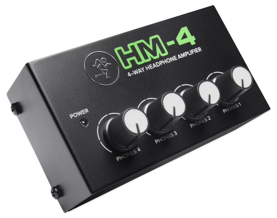 Mackie HM-4 4-Way Distribution Headphone Amplifier Amp w/4 Headphone Outputs - Image 3 of 4