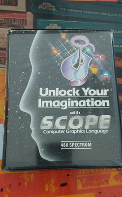 Scope Computer Language Spectrum 48/128/+2 (Tape, Manual, Box) works 8-bit