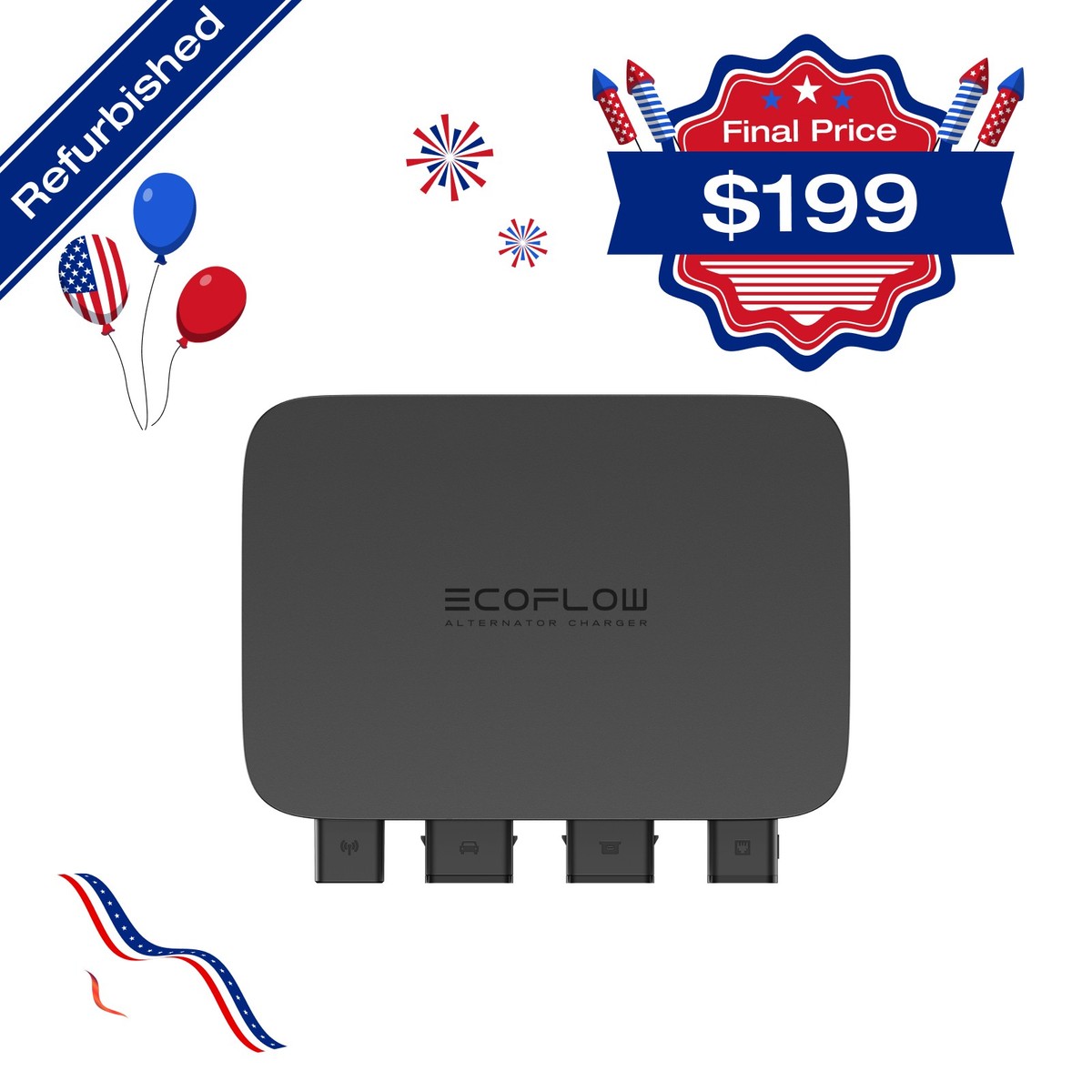 EcoFlow 800W Car Alternator Charger 3-in-1 Fast DC Charger