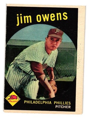 1959 Topps - #503 Jim Owens
