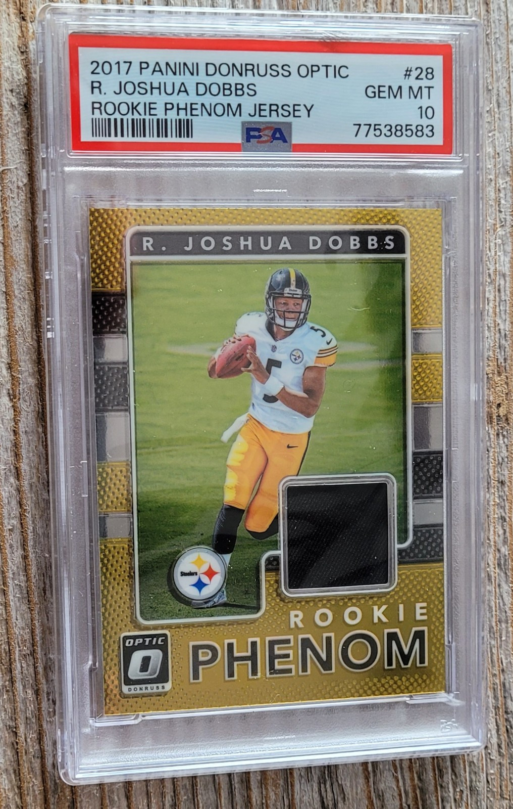 Joshua Dobbs Panini Donruss Optic Rookie Phenom Jersey #28 Base