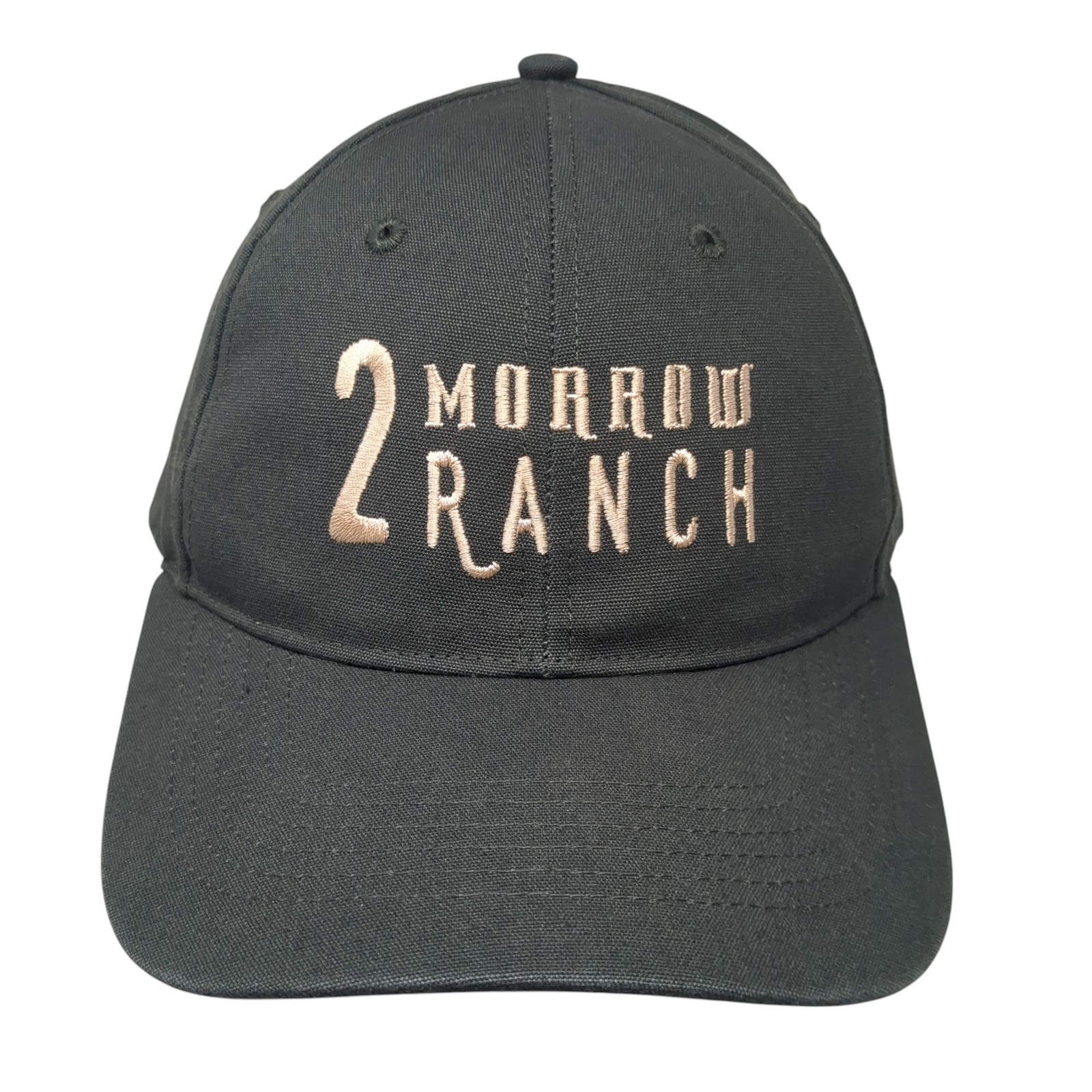 2morrow Ranch Strapback Baseball Cap Green OS Adj… - image 1