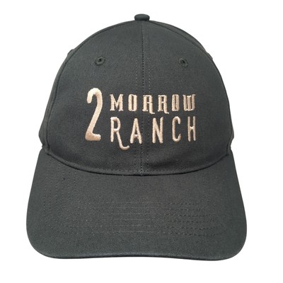 2morrow Ranch Strapback Baseball Cap Green OS Adjustable Richardson Outdoor