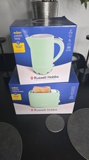 Russell Hobbs Eden Pistachio Green Kettle & Toaster