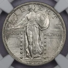 1917 Type 2 25c Standing Liberty Quarter - NGC MS 63 FH