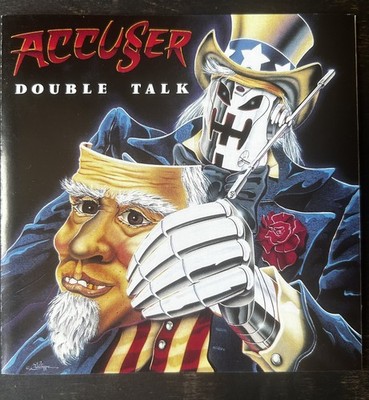 ACCUSER - DOUBLE TALK,  Atom H 1991 CD, Thrash Metal