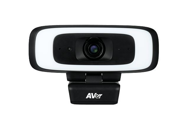 AVer 61U3700000AC CAM130 4K Conference Camera – 120° FOV, 5X Zoom, Dual Mic