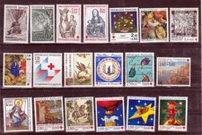 France 2247 à 3199  croix rouge de 1982 à 1998 neuf** TB MNH faciale 8.25