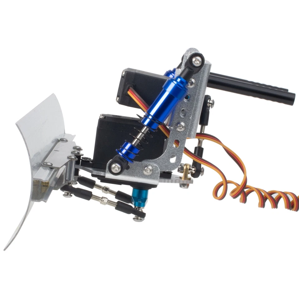 Alumium Snow Shovel with Servo Motor for 1/10 Traxxas TRX4 Axial SCX10 II Redcat - Image 4 of 4