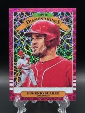 Eugenio Suarez 2019 Donruss Optic Diamond Kings Pink Velocity Prizm /199
