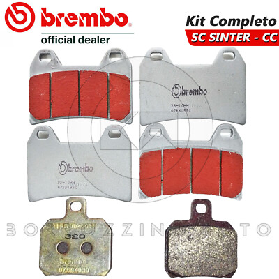 KIT 4 BRAKE PADS BREMBO FRONT-REAR MOTO GUZZI V7 SPECIAL 750 2012