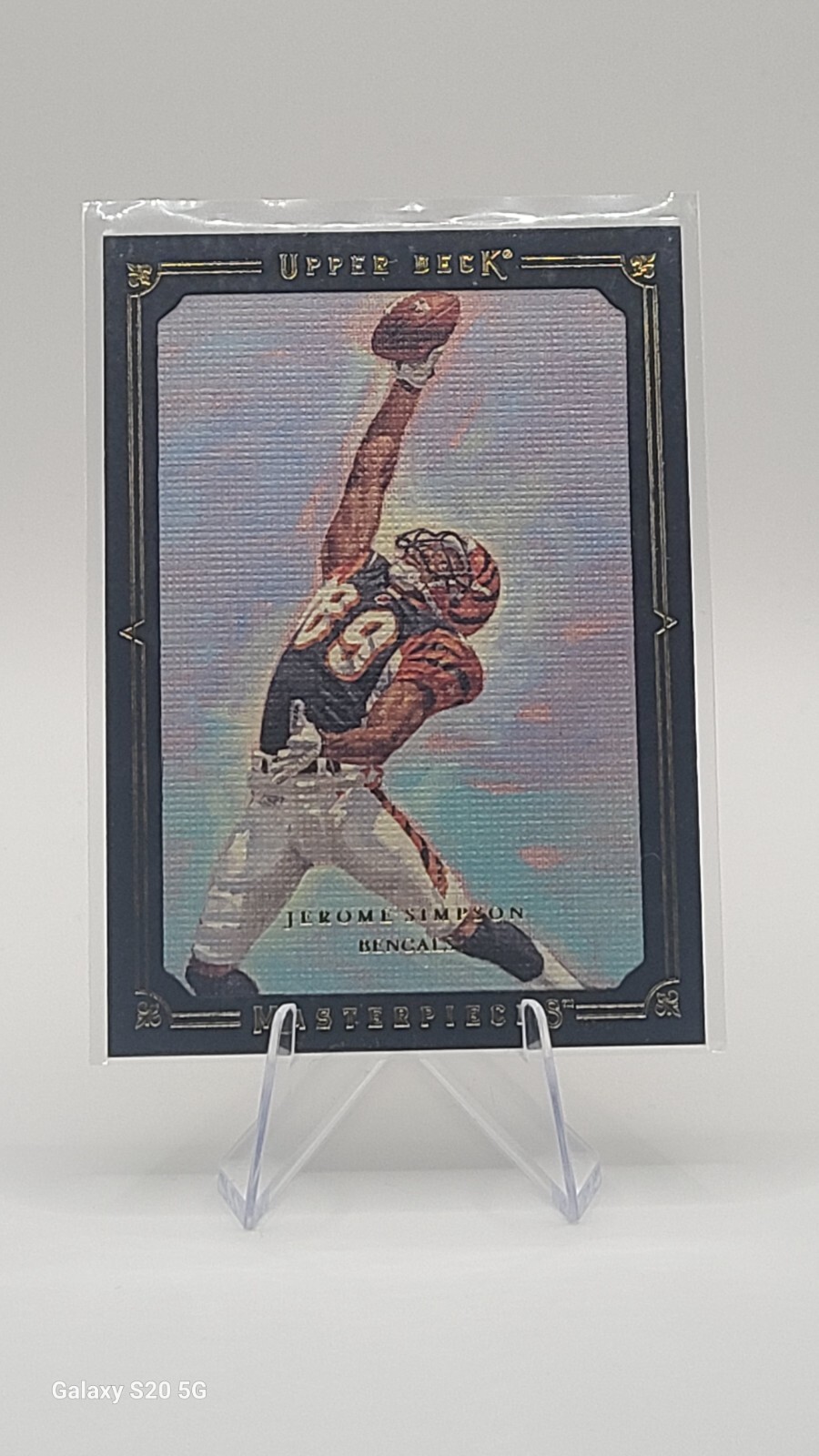 2008 Upper Deck Masterpieces - Jerome Simpson #63 Black Framed (RC)