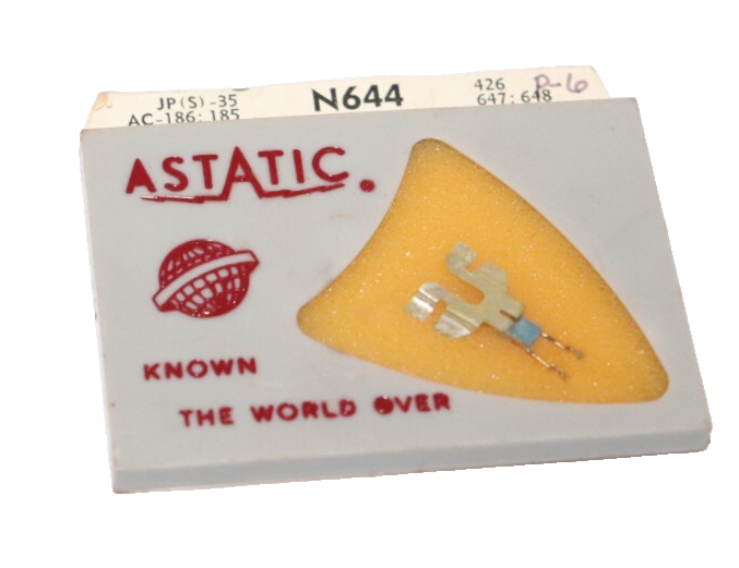 Astatic N644 A-105 record player cartridge stylus needle-image