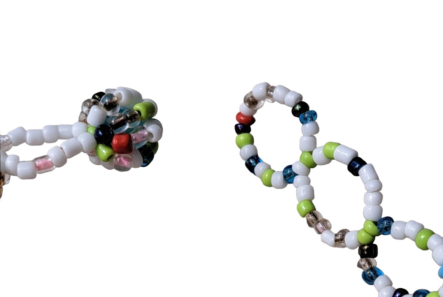 Womens~Beaded Multi Strand Statement  Necklace~Mu… - image 5