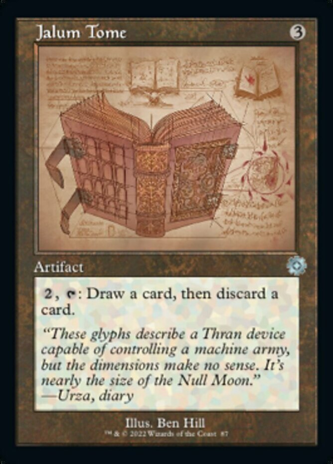 MTG Jalum Tome - Retro Schematic NM-Mint The Brothers' War: Retro Frame  Artifact | eBay