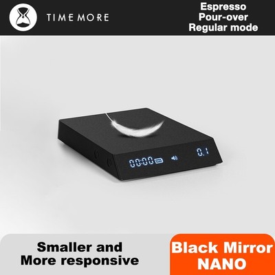 TIMEMORE Black Mirror Nano Scale Pour over Coffee Espresso Scale 0.1g / 2kg mode