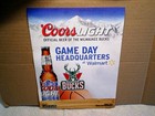 2012 GREEN BAY PACKERS MILWAUKEE BUCKS 2 Sided AD PRINT,miller lite coors light — photo 2