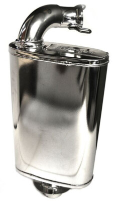 Bikeman Perf Full Velocity Can Silencer Ceramic Chrome 15-19 Polaris AXYS 800