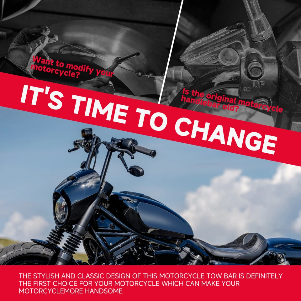 Подвеска для обезьян 10 дюймов подъем 1 дюйм Z-Bar подходит для Yamaha V Star XVS 650 950 1100 1300 - Изображение 4 из 4