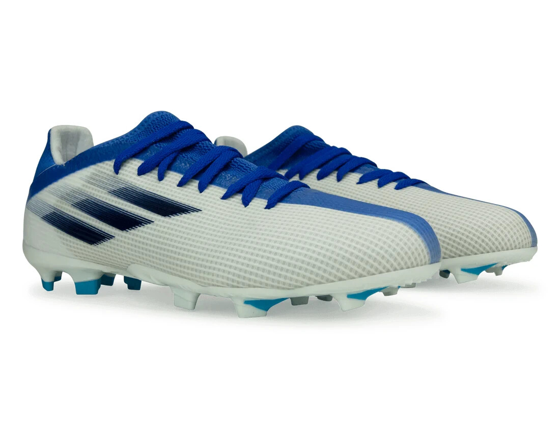 Adidas X Speedflow.3 FG Low White Legacy Indigo (GW7488) Size 2