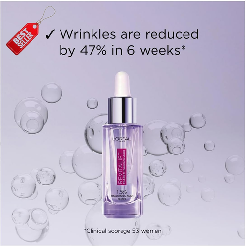 L'Oréal Paris Revitalift Filler Face Serum 1.5% Pure Hyaluronic Acid 30mL Hydrat - Picture 5 of 7