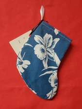 Christmas Stocking Handmade Lined Mini 6" Hawaiian Tropical Gift Card Holder