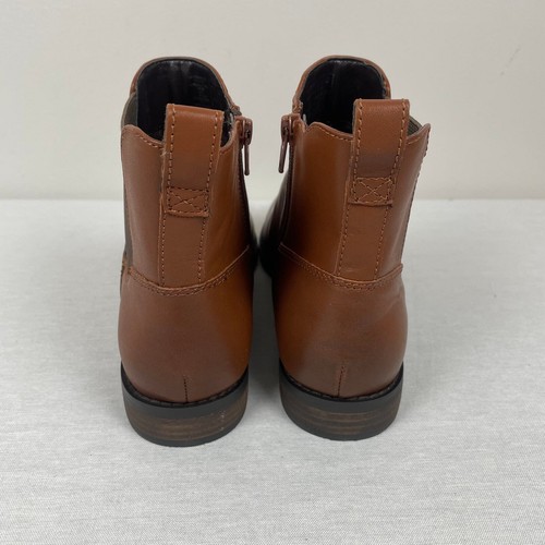 Land's End Brown Leather Flat Boots - Women’s Size 8 - Picture 4 of 8
