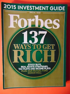 FORBES Magazine June 29,2015 Get Rich 137 Ways To