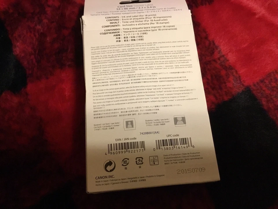 Vintage Canon KC-18IS Color INK +18 Sheets LABEL-SET(FOR CP900) :: 7429B001 - Image 3 of 3