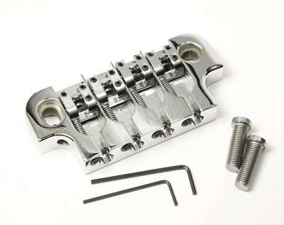 Hipshot Supertone 4-string Bass Bridge Gibson 2 point Chrome