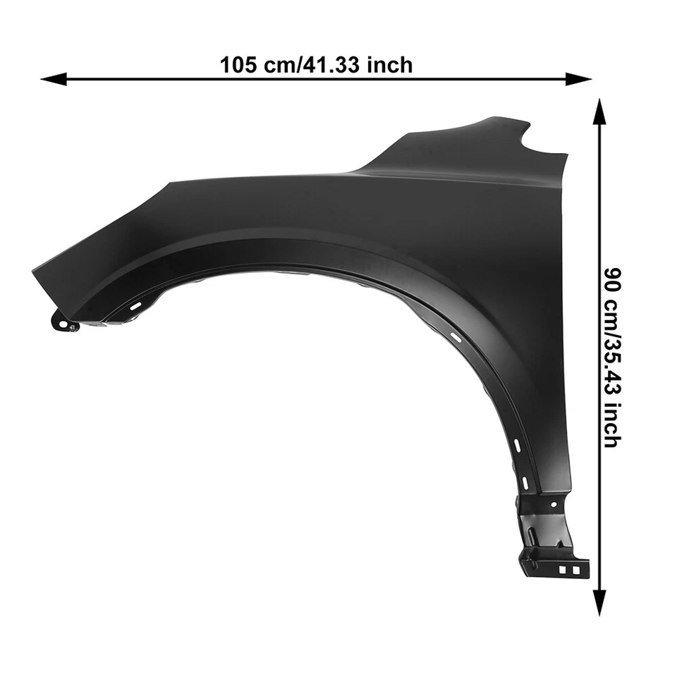 Fender For 2013 2014 2015 2016 2017 Buick Enclave 3.6l Front Left Driver Side - Image 2 of 4