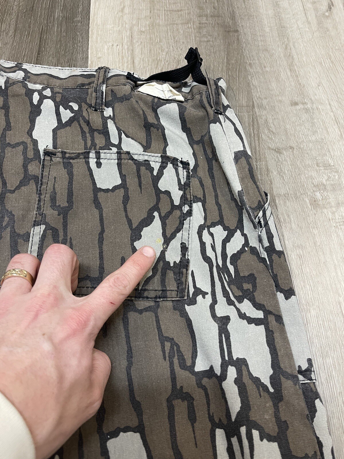 1980s TreBark Ripstop Camo Cargo Pants Men’s USA Made… Gem