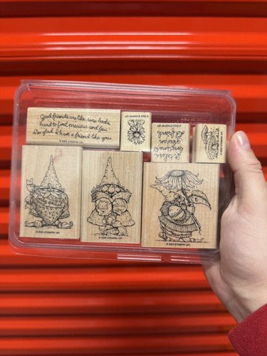 Stampin' Up! Garden Gnomes Set 2005 y2K Vintage - Picture 3 of 3