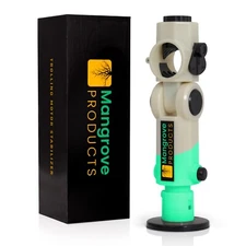 Trolling Motor Stabilizer: (GLOW) Adjustable w Internal Shock Absorber- No Drill