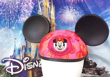 RETIRED Disney Parks Minnie Mouse Pink WDW Mickey Ears Hat Youth EUC