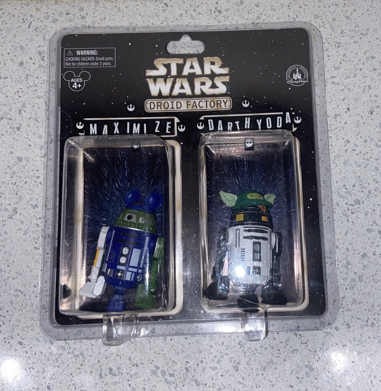 Disney Parks Star Wars Build A Droid Factory R2D2 two-Pack Yoda Mickey